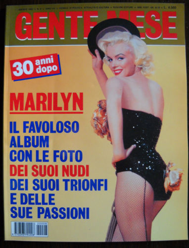 GENTE MESE magazine side cover August 1992
