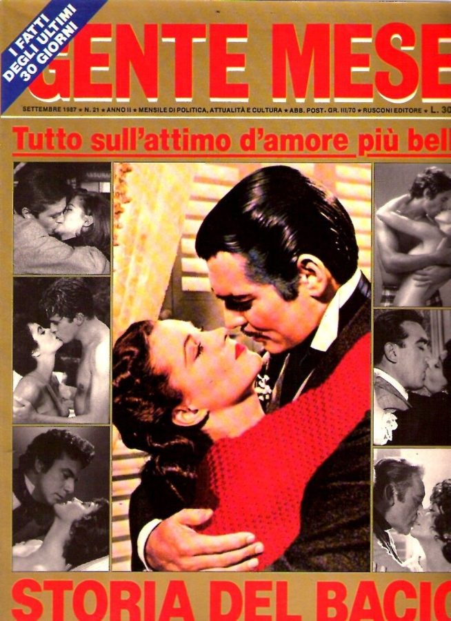 GENTE MESE magazine side cover Issue 21 September 1987