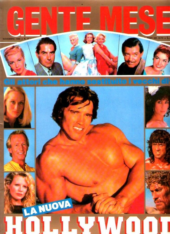 GENTE MESE magazine side cover November 1988