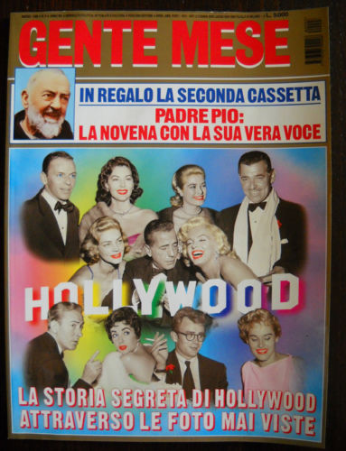 GENTE MESE magazine side cover March 1998