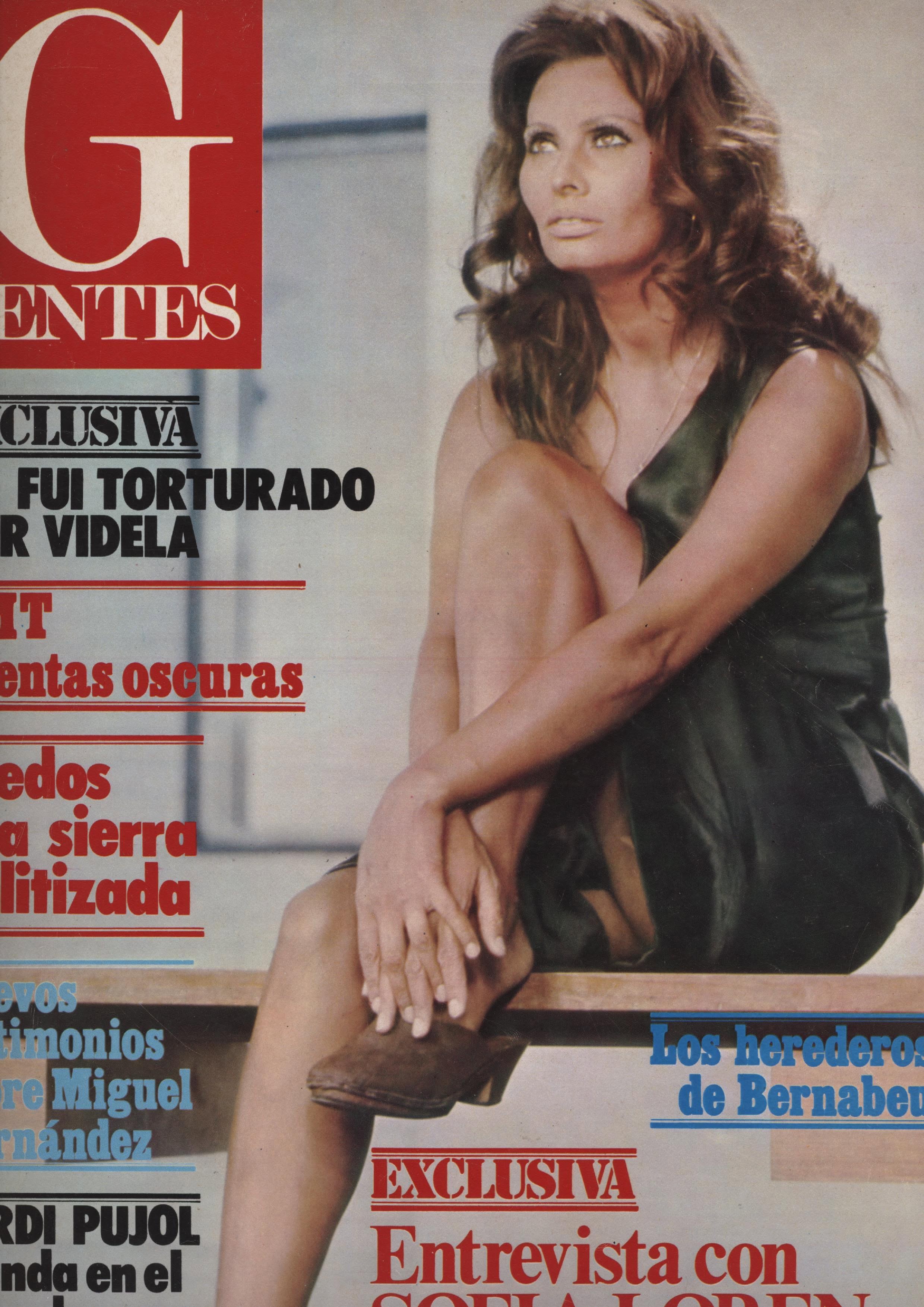 GENTES magazine side cover Issue 35   1977