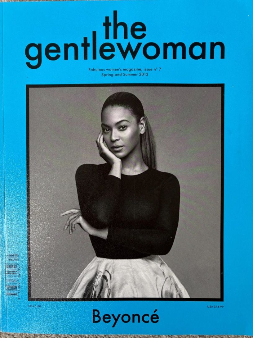 THE GENTLEWOMAN magazine side cover Issue 7 Spring 2013