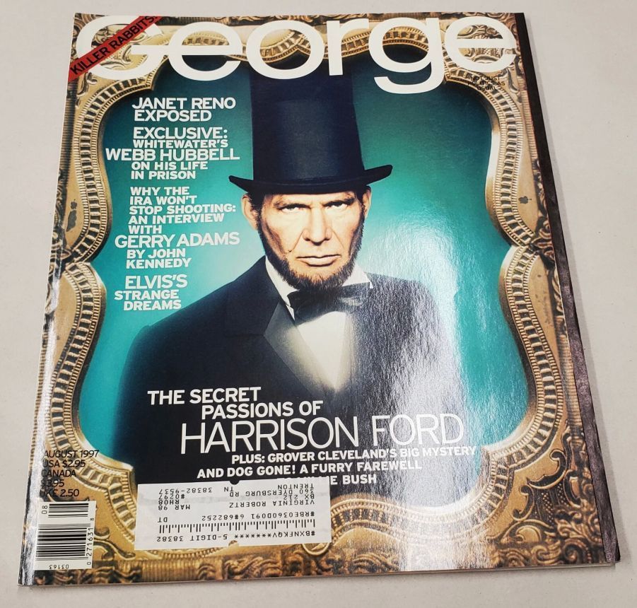 GEORGE magazine side cover  August 1997