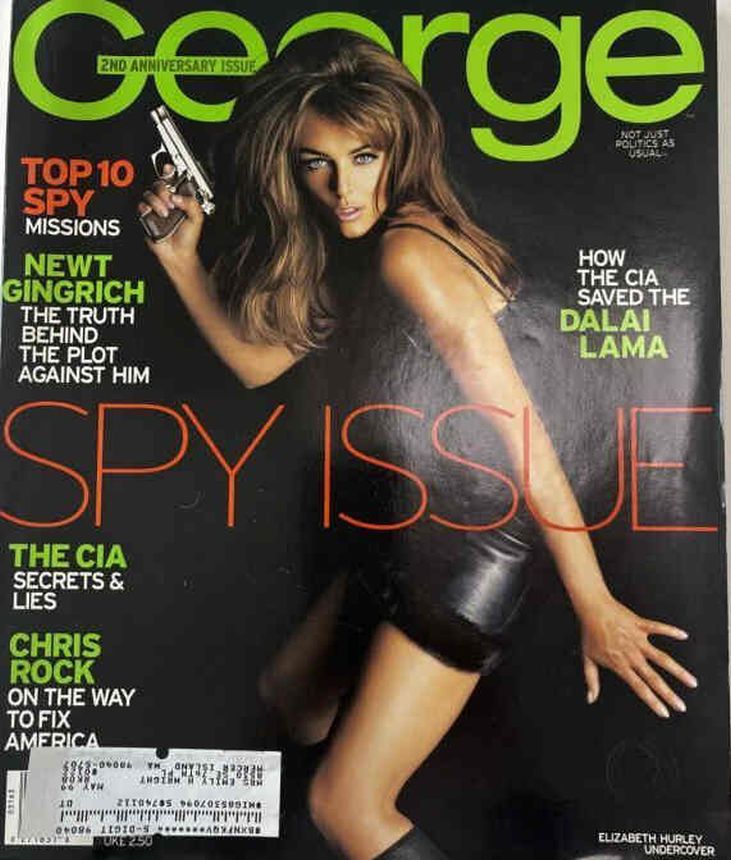 GEORGE magazine side cover  October 1997