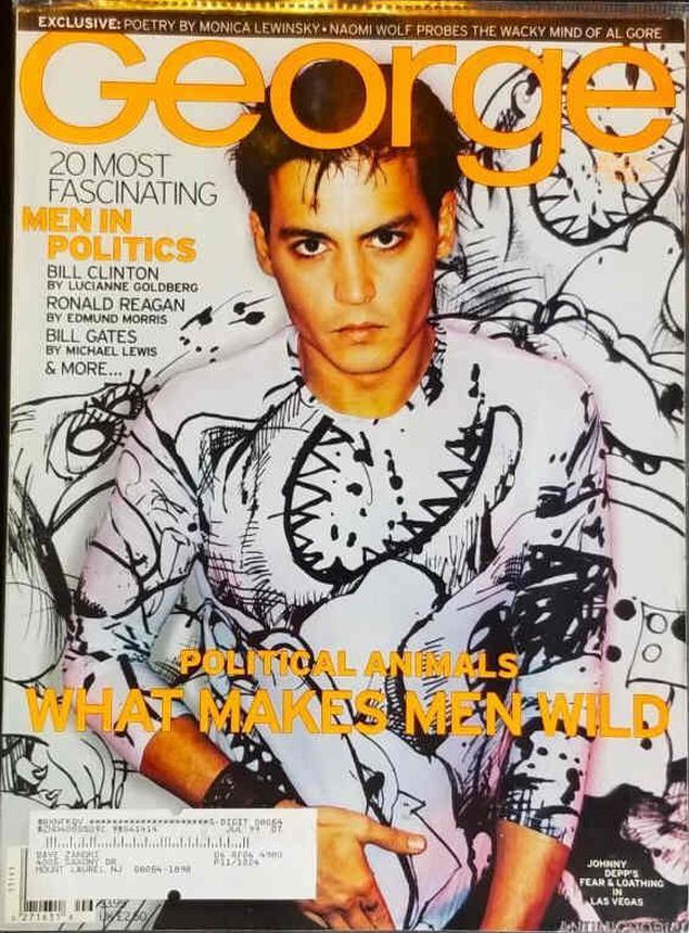 GEORGE magazine side cover  June 1998
