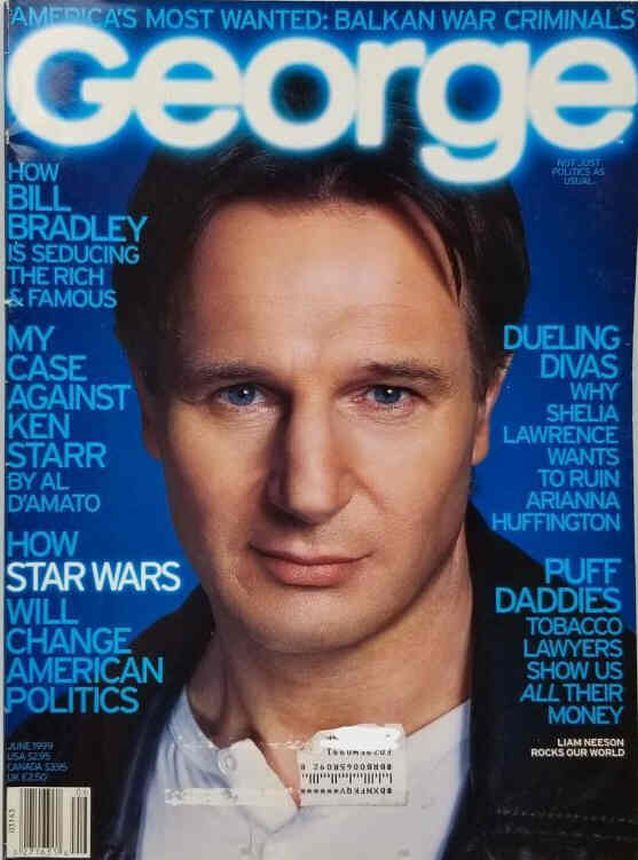 GEORGE magazine side cover  June 1999