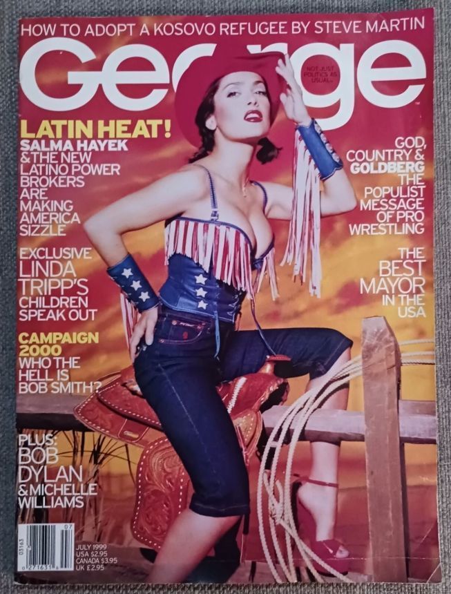 GEORGE magazine side cover  July 1999