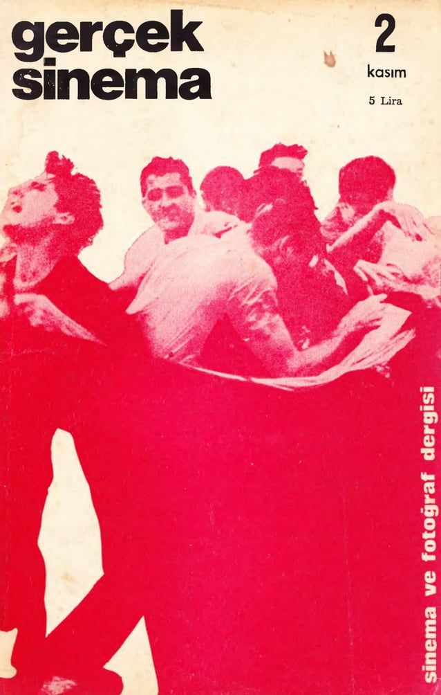 GERCEK SINEMA magazine side cover Issue 2  November 1973