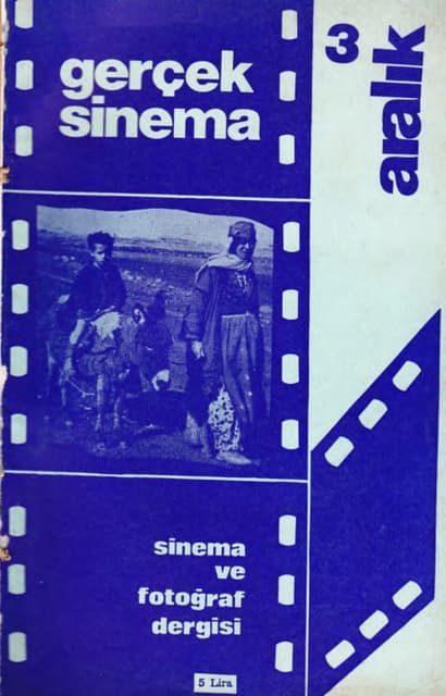 GERCEK SINEMA magazine side cover Issue 3 December 1973