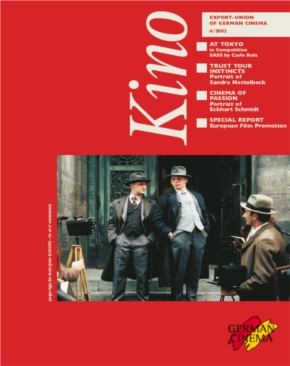 GERMAN FILMS QUARTERLY magazine side cover Issue 105 October/November/December 2002