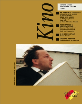 GERMAN FILMS QUARTERLY magazine side cover Issue 106 January/February/March 2003