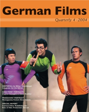 GERMAN FILMS QUARTERLY magazine side cover Issue 113 October/November/December 2004