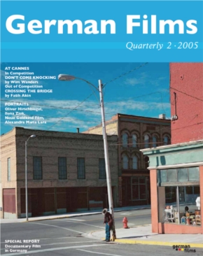 GERMAN FILMS QUARTERLY magazine side cover Issue 115 April/May/June 2005