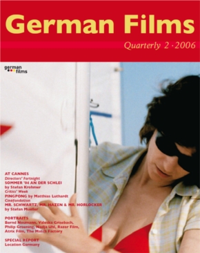 GERMAN FILMS QUARTERLY magazine side cover Issue 119 April/May/June 2006