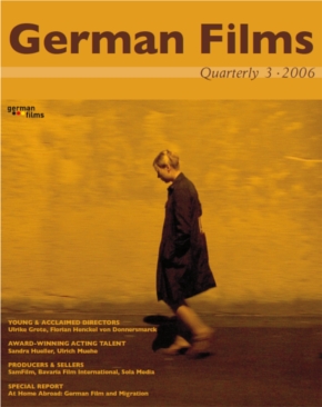 GERMAN FILMS QUARTERLY magazine side cover Issue 120 July/August/September 2006