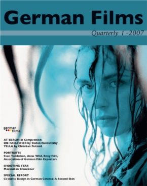 GERMAN FILMS QUARTERLY magazine side cover Issue 122 January/February/March 2007