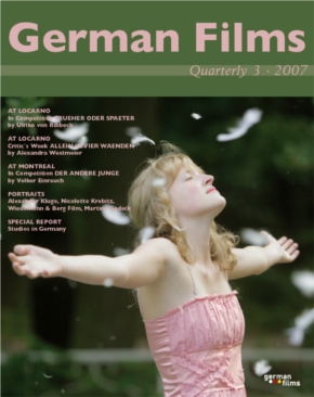 GERMAN FILMS QUARTERLY magazine side cover Issue 124 July/August/September 2007