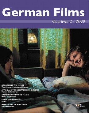 GERMAN FILMS QUARTERLY magazine side cover Issue 131 April/May/June 2009
