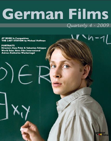 GERMAN FILMS QUARTERLY magazine side cover Issue 133 October/November/December 2009