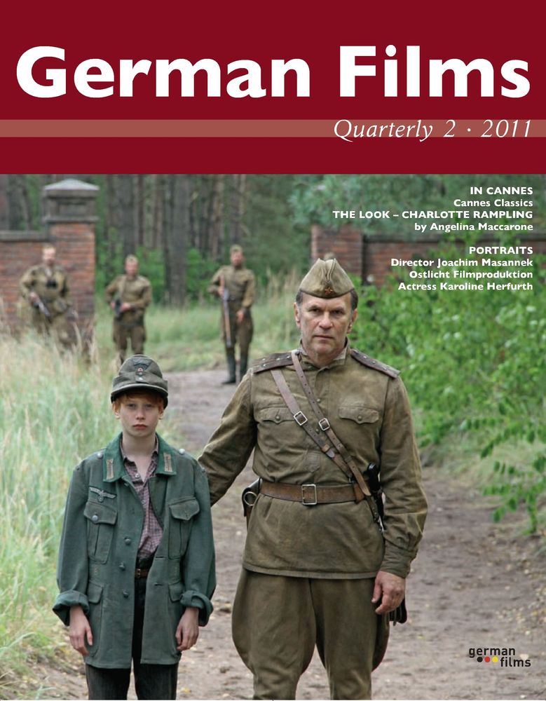 GERMAN FILMS QUARTERLY magazine side cover Issue 139 April/May/June 2011