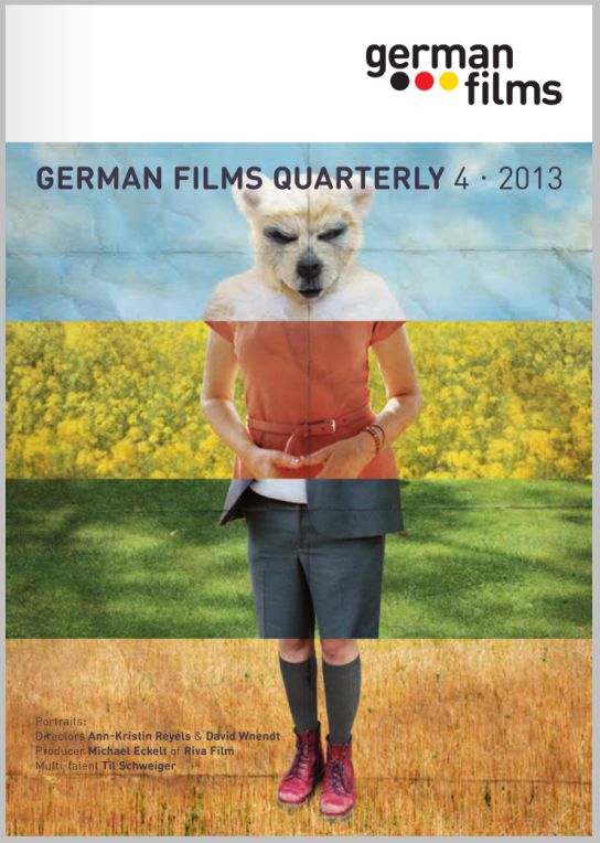GERMAN FILMS QUARTERLY magazine side cover Issue 149 October/November/December 2013