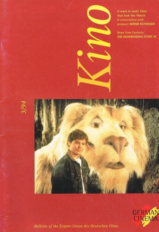 GERMAN FILMS QUARTERLY magazine side cover Issue 76  1994