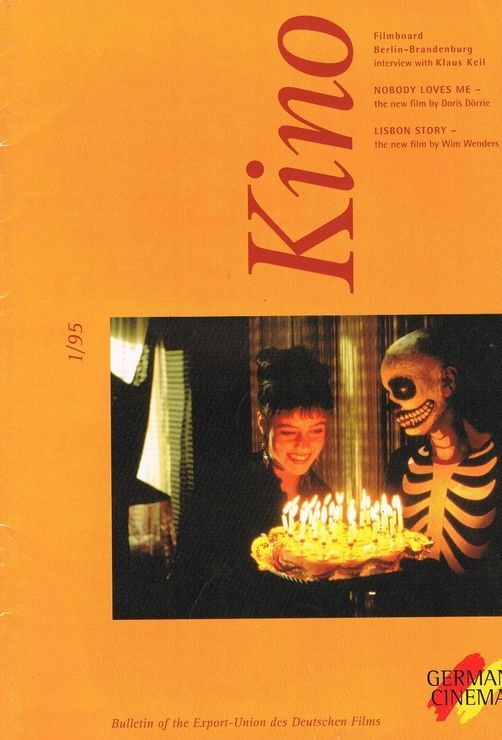 GERMAN FILMS QUARTERLY magazine side cover Issue 77  1995