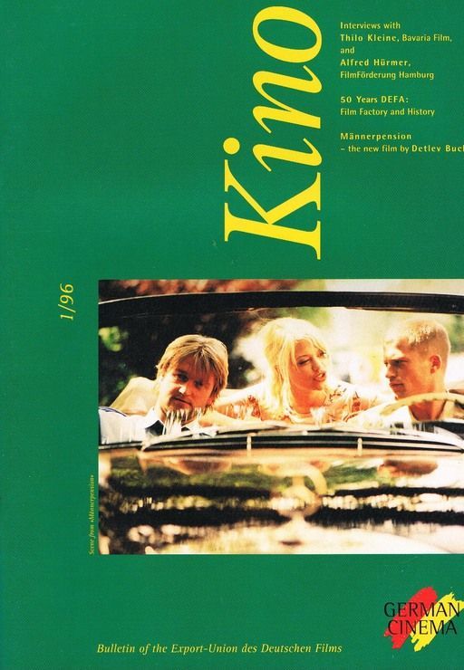 GERMAN FILMS QUARTERLY magazine side cover Issue 80  1996