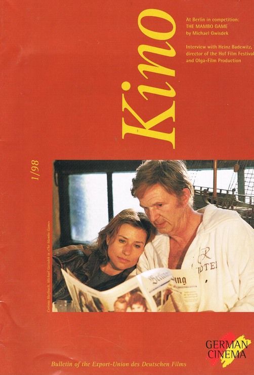 GERMAN FILMS QUARTERLY magazine side cover Issue 86  1998