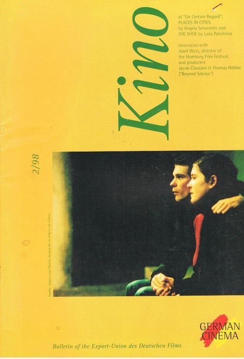 GERMAN FILMS QUARTERLY magazine side cover Issue 87  1998