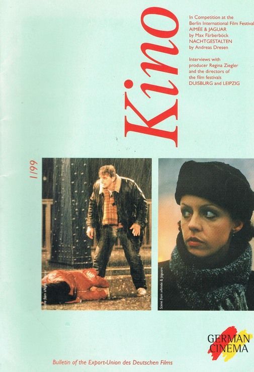 GERMAN FILMS QUARTERLY magazine side cover Issue 90  1999