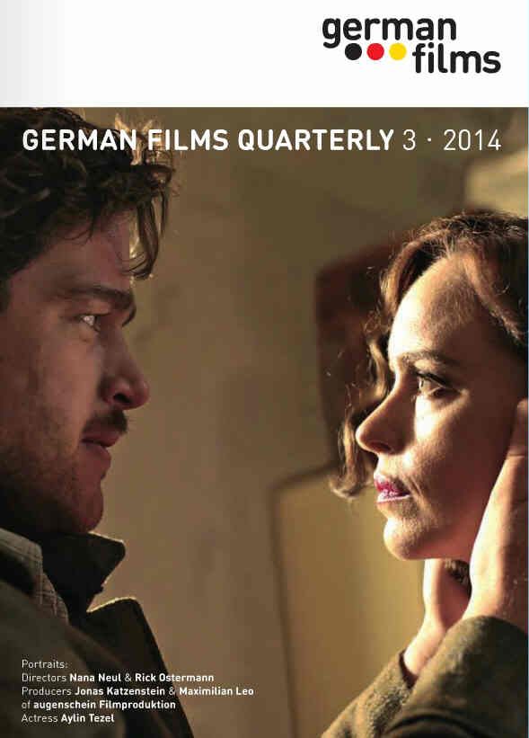 GERMAN FILMS QUARTERLY magazine side cover Issue 152 August 2014