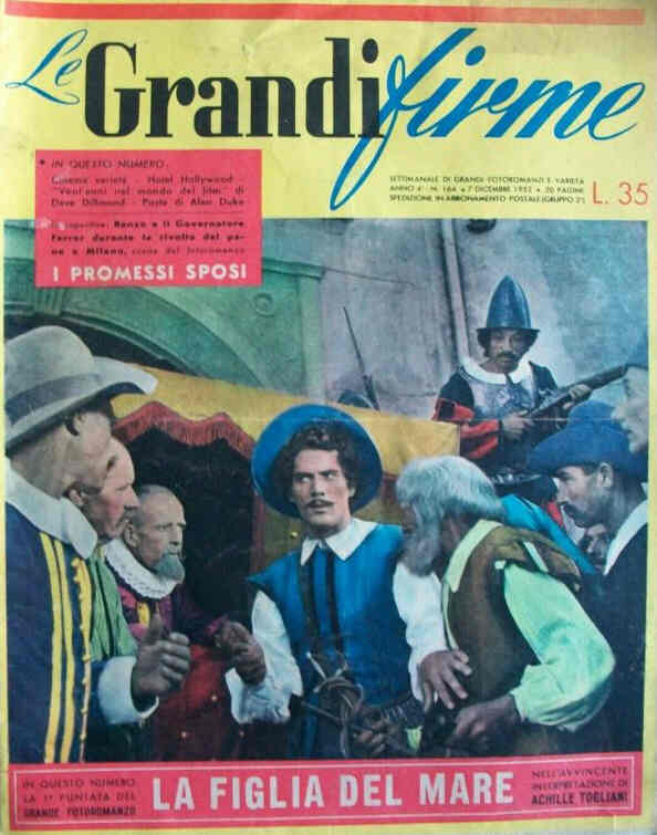 GRANDI FIRME|LE (1950s) magazine side cover Issue 164 7 December 1952