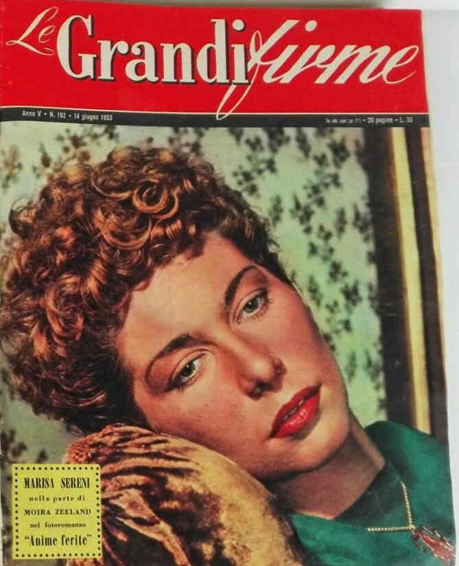 GRANDI FIRME|LE (1950s) magazine side cover Issue 192 14 June 1953