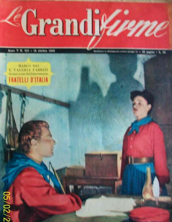GRANDI FIRME|LE (1950s) magazine side cover Issue 210 18 October 1953