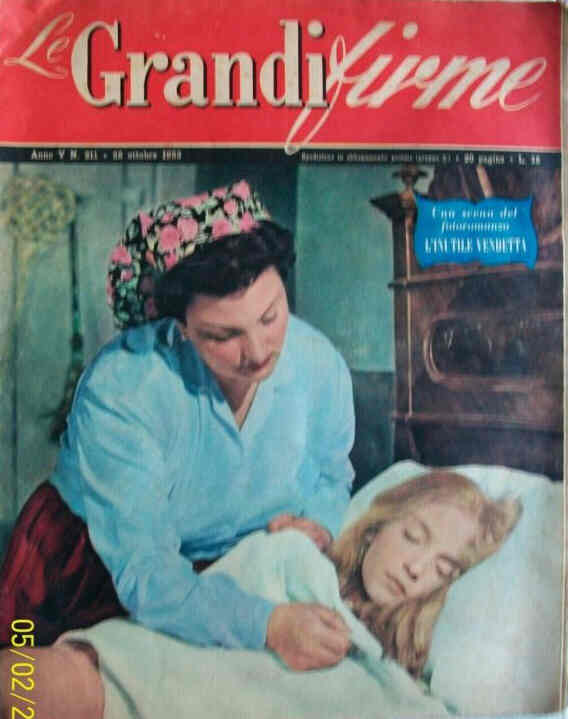 GRANDI FIRME|LE (1950s) magazine side cover Issue 211 25 October 1953