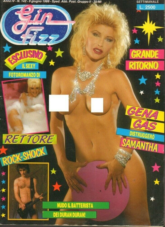 GIN FIZZ magazine side cover Issue 142 9 June 1988