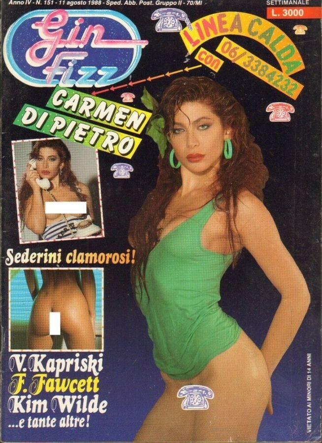 GIN FIZZ magazine side cover Issue 151 11 August 1988