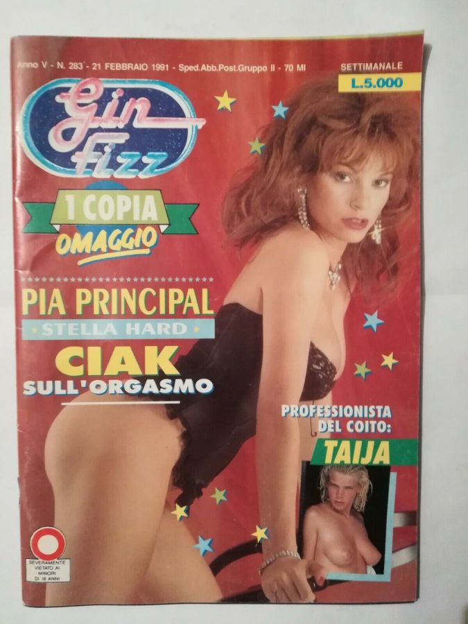 GIN FIZZ magazine side cover Issue 283 21 February 1991