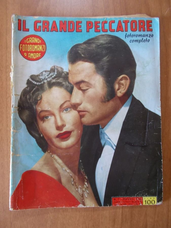 GRANDI FOTOROMANZI D AMORE | I magazine side cover Issue 7  May 1953