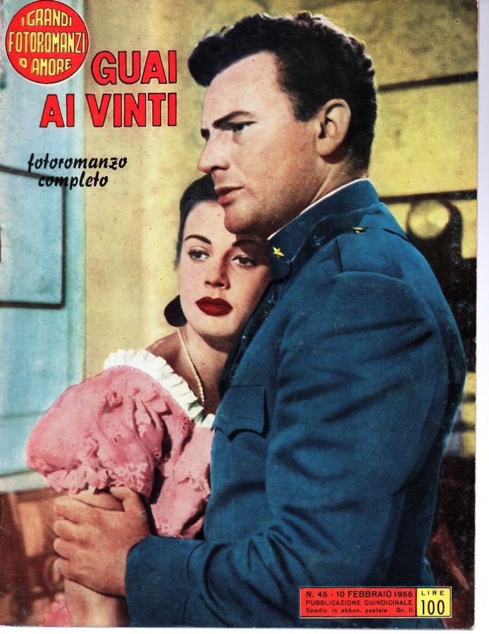 GRANDI FOTOROMANZI D AMORE | I magazine side cover Issue 45 10 February 1955
