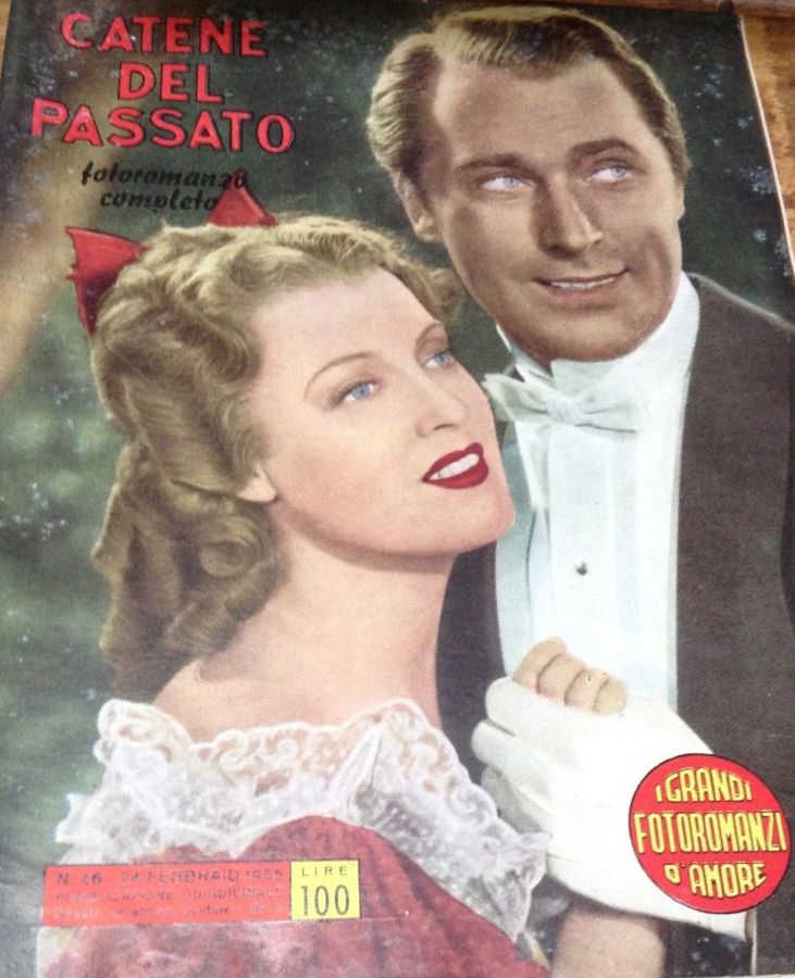 GRANDI FOTOROMANZI D AMORE | I magazine side cover Issue 46 24 February 1955