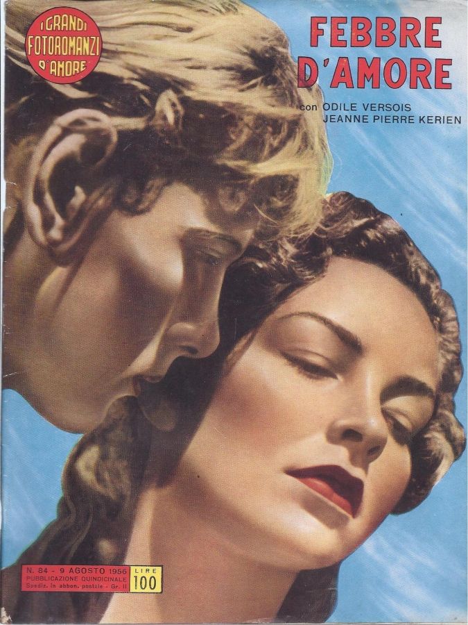 GRANDI FOTOROMANZI D AMORE | I magazine side cover Issue 84 9 August 1956