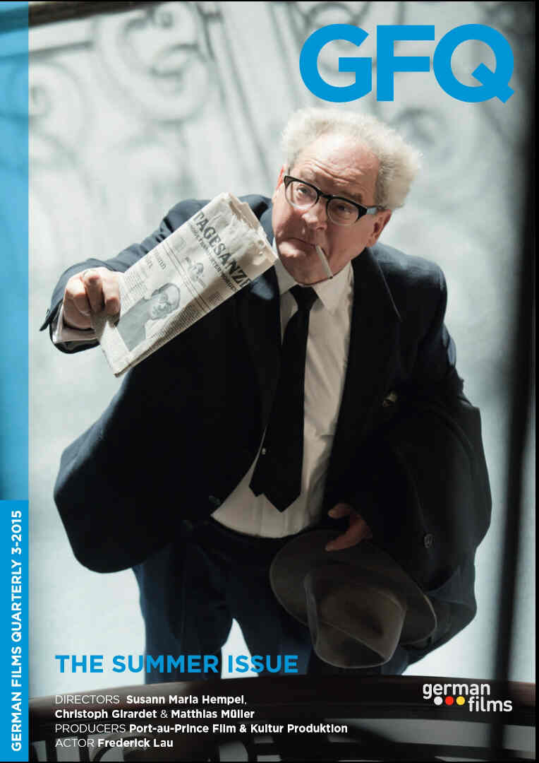 GERMAN FILMS QUARTERLY magazine side cover Issue 3  2015