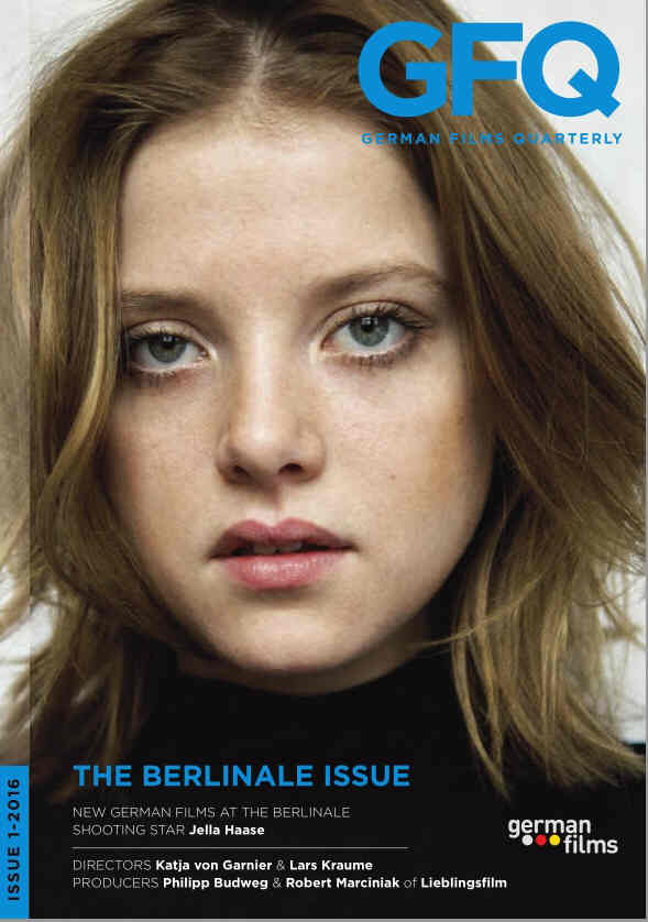 GERMAN FILMS QUARTERLY magazine side cover Issue 1  2016