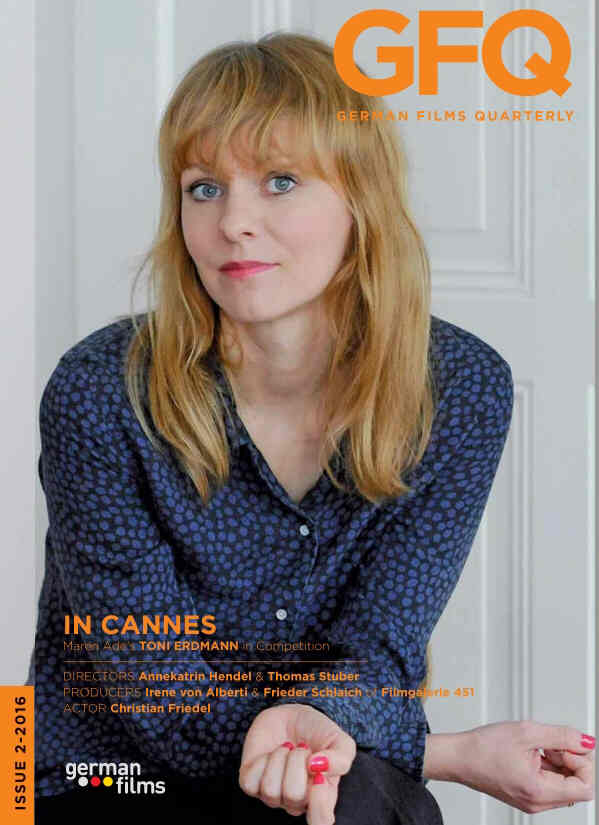 GERMAN FILMS QUARTERLY magazine side cover Issue 2  2016