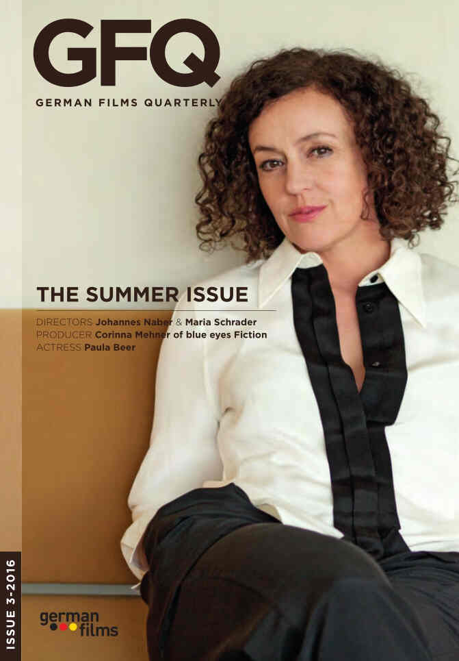 GERMAN FILMS QUARTERLY magazine side cover Issue 3  2016