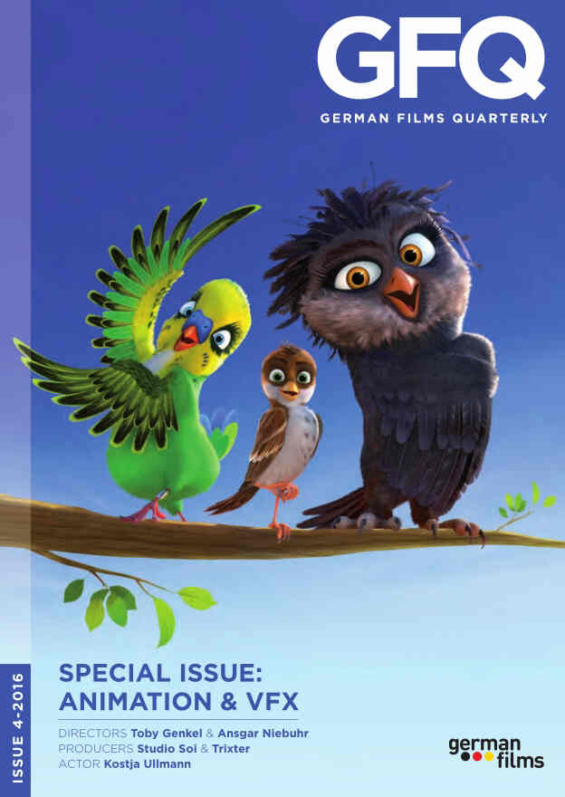 GERMAN FILMS QUARTERLY magazine side cover Issue 4  2016