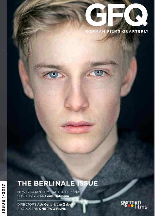 GERMAN FILMS QUARTERLY magazine side cover Issue 1 January/February/March 2017