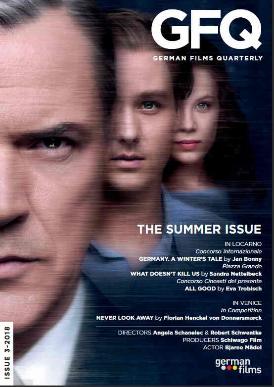 GERMAN FILMS QUARTERLY magazine side cover Issue 3   2018